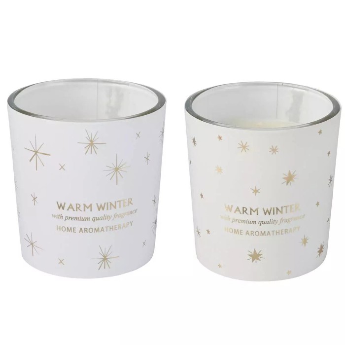 VASO VETRO CCANDELA 7CM 2ASS